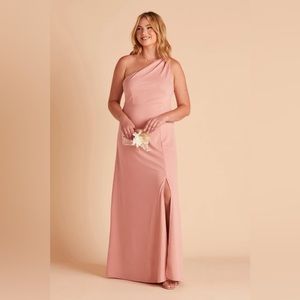 Birdy Grey Kira Crepe Bridesmaid Dress Color Dusty Rose Size XXL NWT